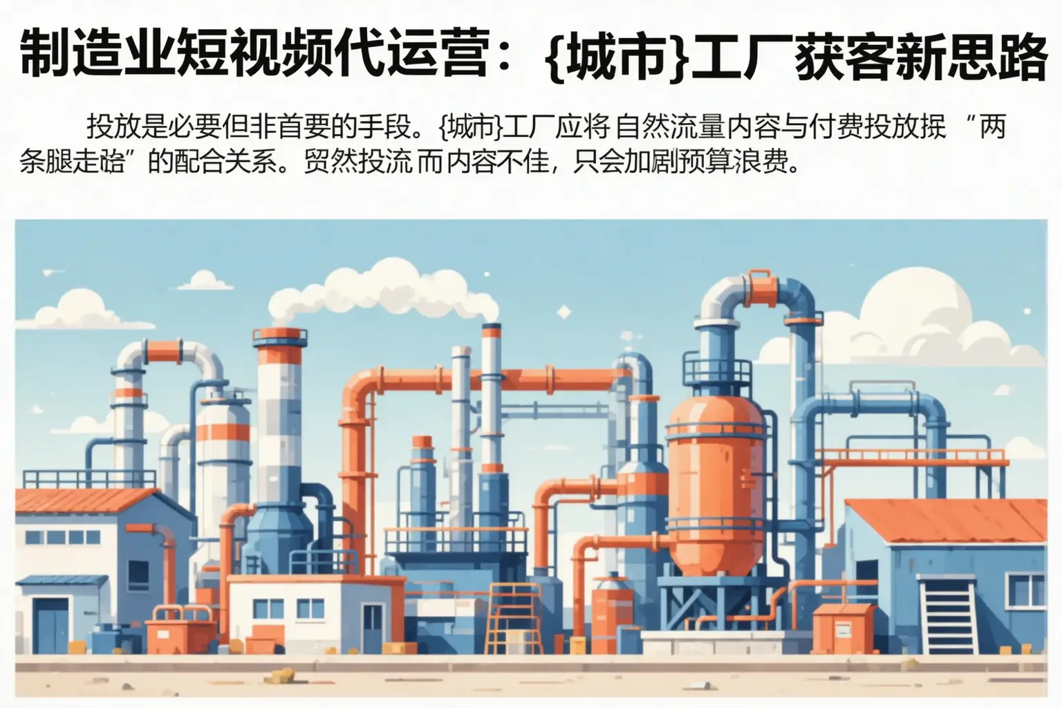 制造业短视频代运营:绥芬河工厂获客新思路